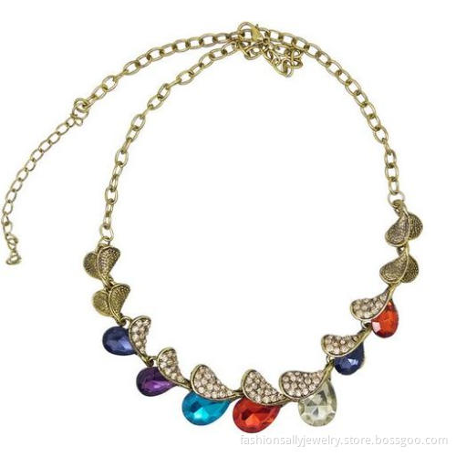 New Design 2013 Wholesale China Fashion Alloy Women Necklaces